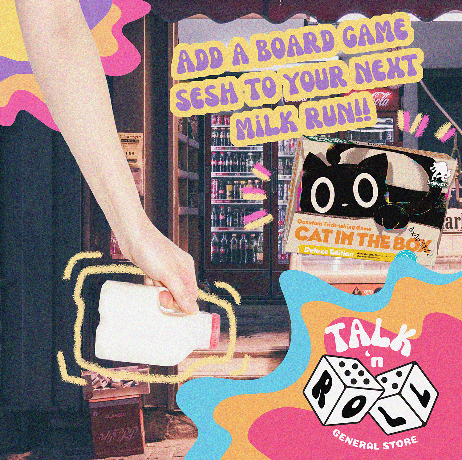 Talk 'n Roll Cornerstore branding